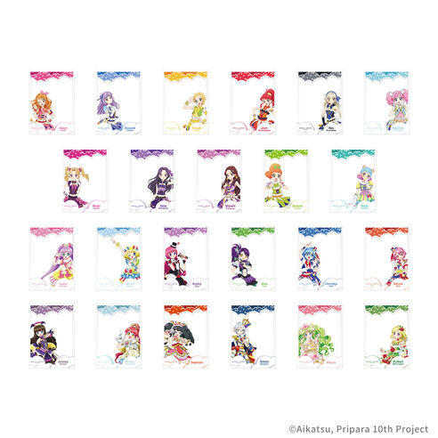 アイカツ！×プリパラ THE MOVIE　-出会いのキセキ！-　クリアフレーム（全23種/ランダム1個入り）の商品詳細