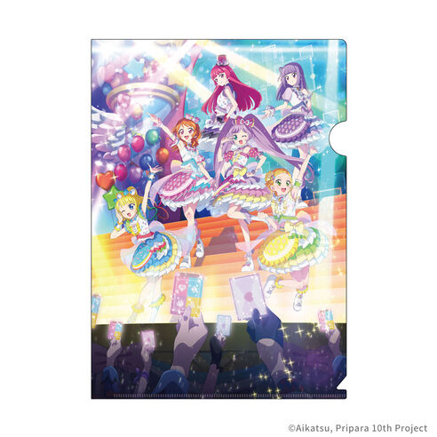 アイカツ！×プリパラ THE MOVIE　-出会いのキセキ！-　キービジュアルクリアファイルの商品詳細
