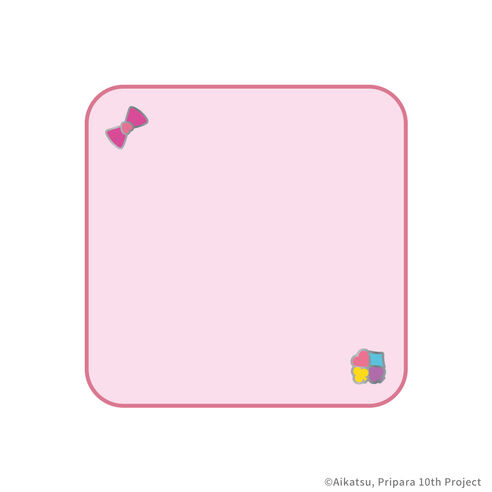 アイカツ！×プリパラ THE MOVIE　-出会いのキセキ！-　刺繍タオルハンカチの商品詳細