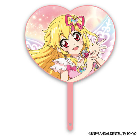 アイカツ！　ハート型うちわ　星宮いちごの商品詳細