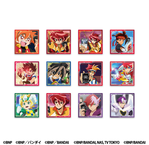 バトルスピリッツシリーズ 主人公スクエア缶バッジ（全12種/ランダム1個入り）の商品詳細