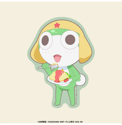 ケロロ軍曹　ダイカットステッカー Lunch Time series　ちびケロの商品詳細