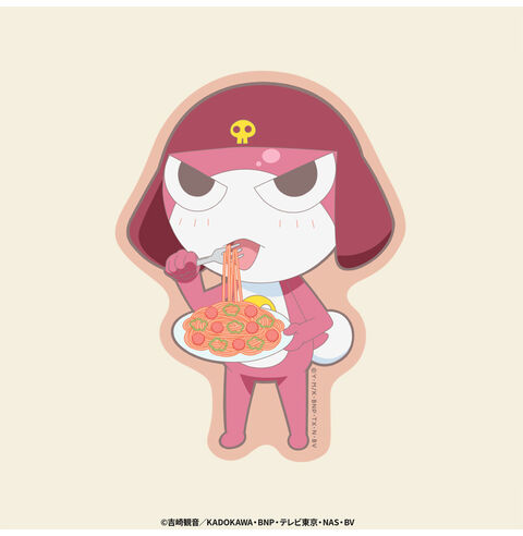 ケロロ軍曹　ダイカットステッカー Lunch Time series　ちびギロの商品詳細