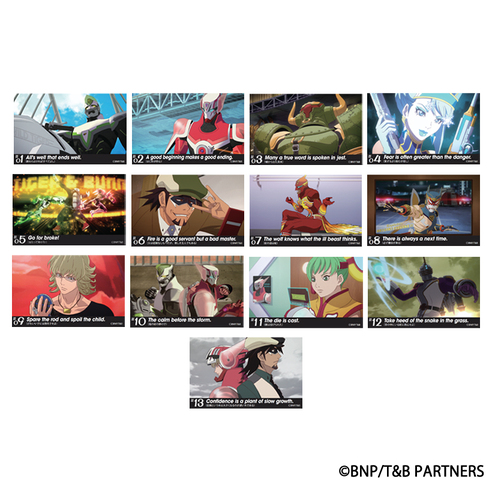 TIGER & BUNNY アクリルカード　#1～13（全13種/ランダム仕様）の商品詳細