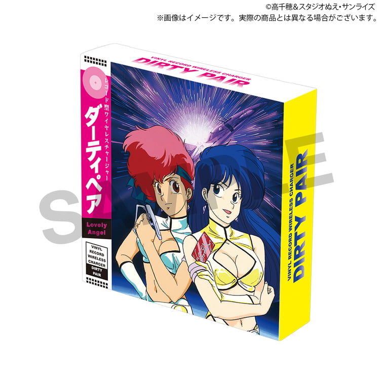 TVアニメ『ダーティペア』40周年記念展　レコード型ワイヤレス充電器見本画像2