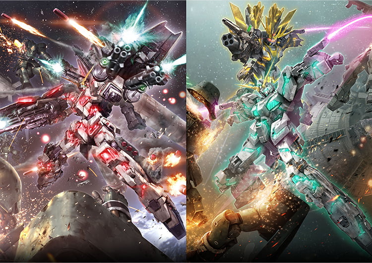 機動戦士ガンダムUC キービジュアル、バージョン1
