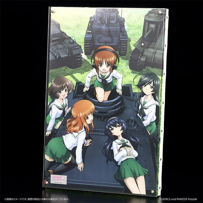 P6サイズ レイヤードグラフ®<small><br>【ガールズ&パンツァー キービジュアル】</small>の見本画像