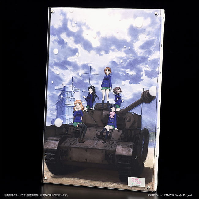 P6サイズ レイヤードグラフ®<small><br>【ガールズ&パンツァー最終章 ティザービジュアル】</small>の見本画像