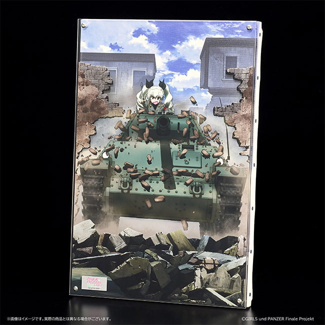 P6サイズ レイヤードグラフ®<small><br>【月刊戦車道 大特集号1 アンツィオ高校VSボンプル高校】</small>の見本画像