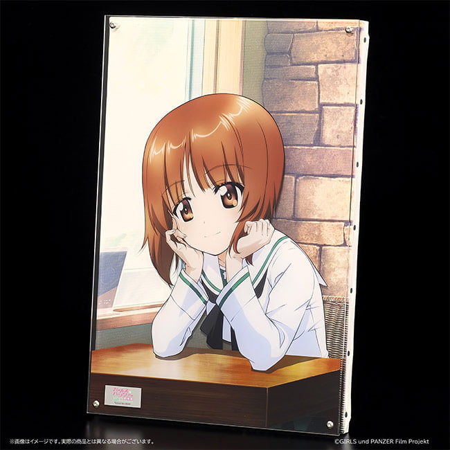 P6サイズ レイヤードグラフ®<small><br>【劇場版10周年記念イラスト ~Oarai Memories~ 西住みほ】</small>の見本画像