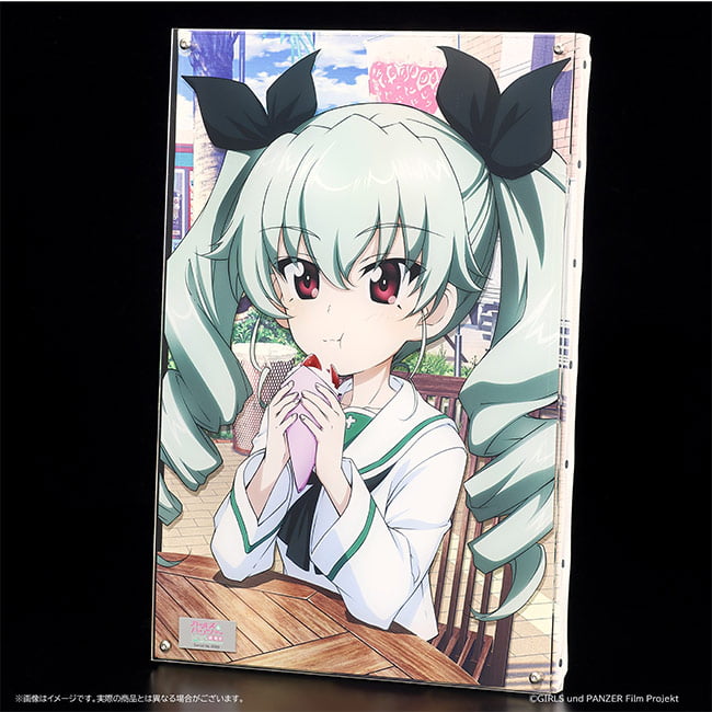 P6サイズ レイヤードグラフ®<small><br>【劇場版10周年記念イラスト ~Oarai Memories~ アンチョビ】</small>の見本画像