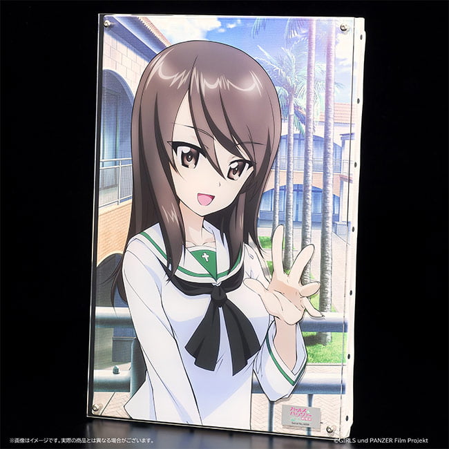 P6サイズ レイヤードグラフ®<small><br>【劇場版10周年記念イラスト ~Oarai Memories~ ミカ】</small>の見本画像