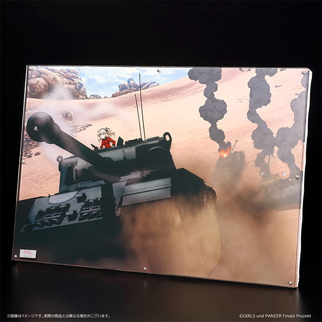 M20サイズ レイヤードグラフ®<small><br>【月刊戦車道 大特集号1 アンツィオ高校VSボンプル高校】</small>の見本画像