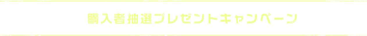 購入者抽選プレゼントキャンペーン