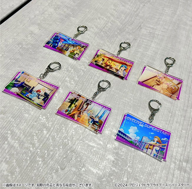 ラブライブ！スーパースター!!　BIGアクリルキーホルダー（全6種）の商品画像