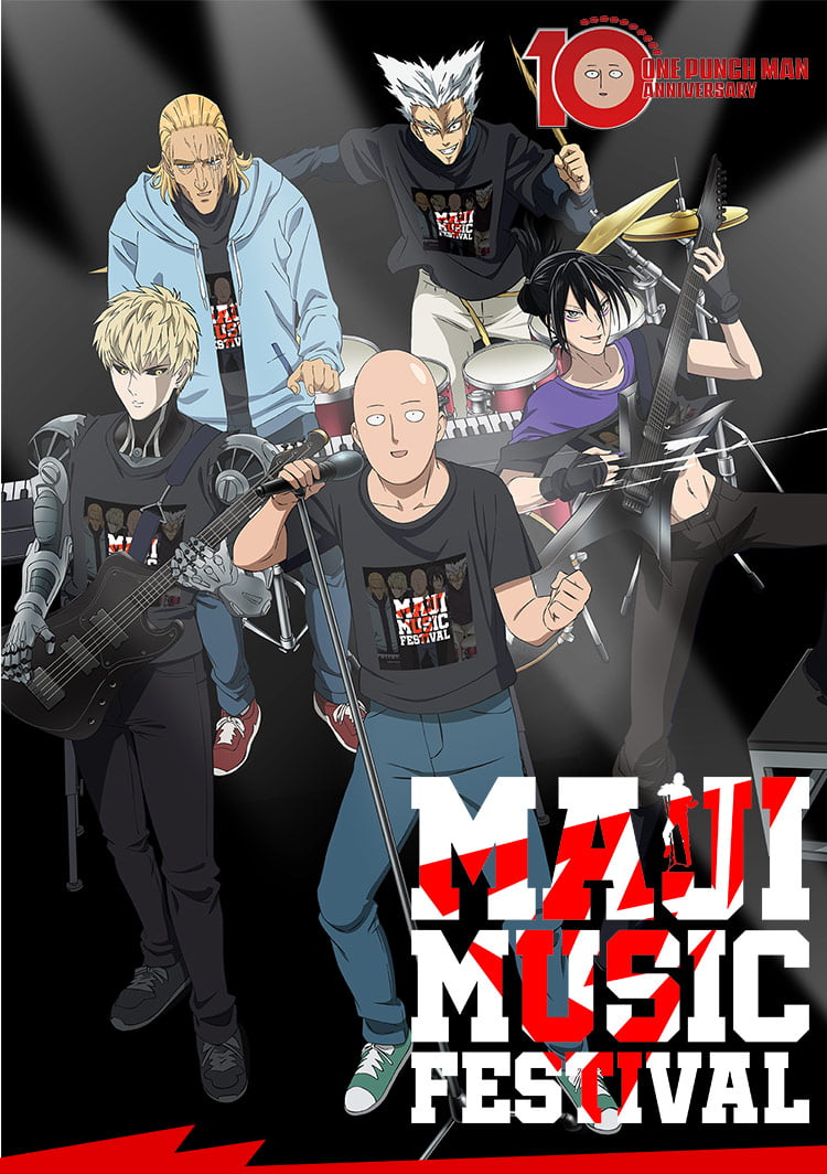『ワンパンマン』音楽イベントグッズ事前通販キービジュアル