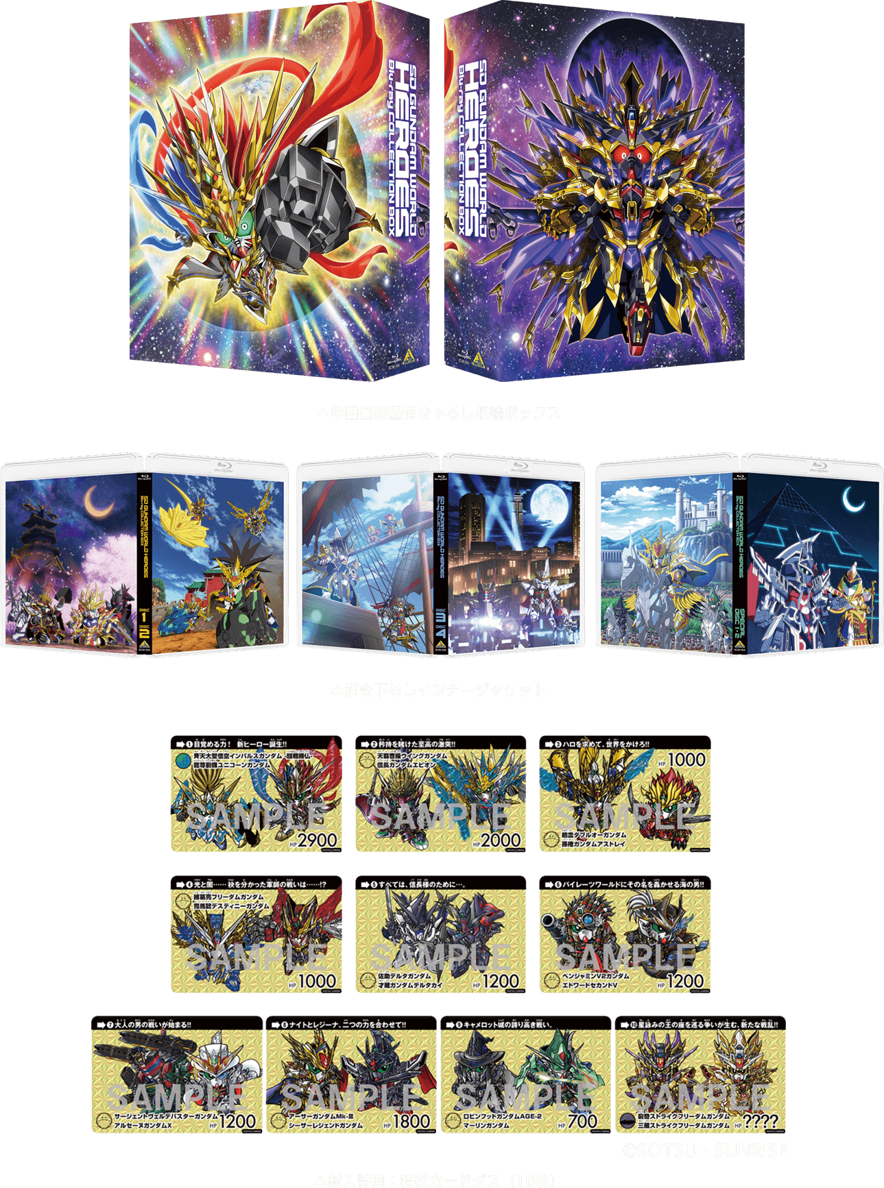 SDガンダムワールド ヒーローズ」Blu-ray コレクションボックス