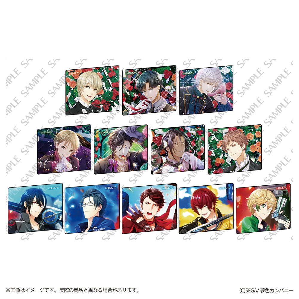 >「夢色キャスト」リズムゲーム風アクリルピースパズルBの見本画像1