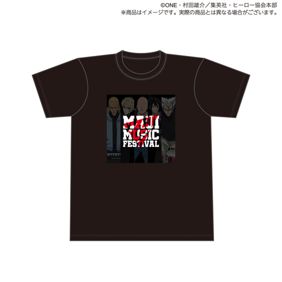 アニメ10周年記念「ワンパンマン マジ音楽祭」 マジ着！音楽祭Tシャツ