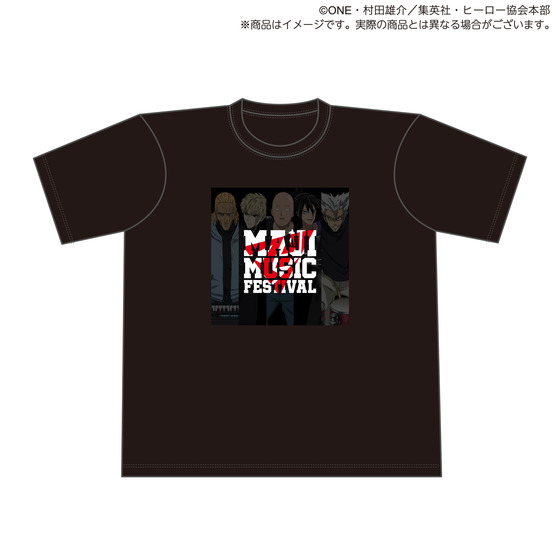 アニメ10周年記念「ワンパンマン マジ音楽祭」 マジ着！音楽祭Tシャツ