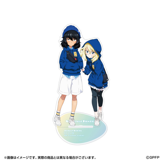 ガールズ＆パンツァー 最終章 ビッグアクリルスタンド【安藤＆押田