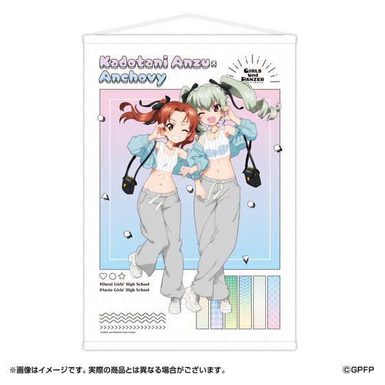 ガールズ＆パンツァー　タペストリー　２種 ガールズ＆パンツァー 最終章 B2タペストリー【西住みほ＆西住