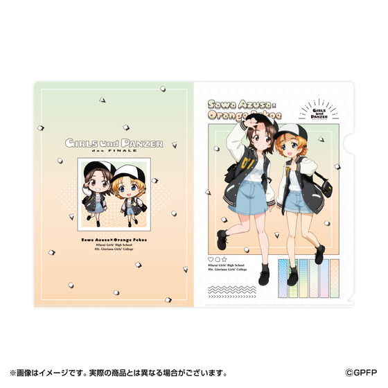 ガールズ＆パンツァー 最終章 A4クリアファイル3種セット(全2種