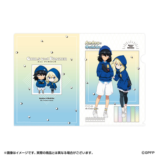 ガールズ＆パンツァー 最終章 A4クリアファイル3種セット(全2種