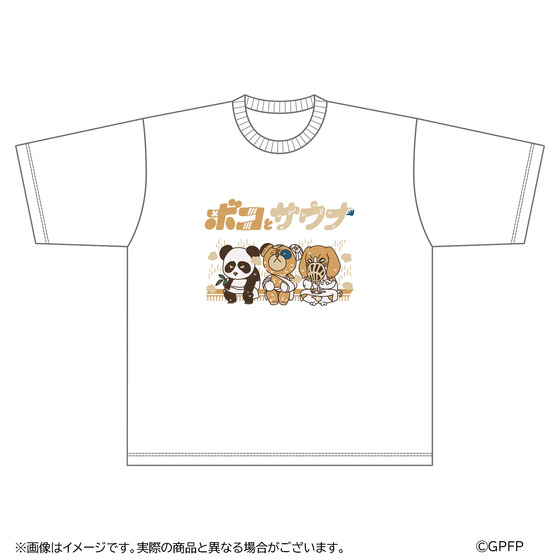 ガールズ＆パンツァー 最終章 オーバーサイズTシャツ(ボコ×サウナ) ホワイト(3サイズ) 【2024年5月上旬以降順次発送】 | A-on STORE