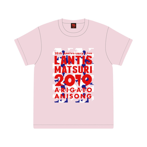 ランティス祭り2019 TシャツC＜ライトピンク＞