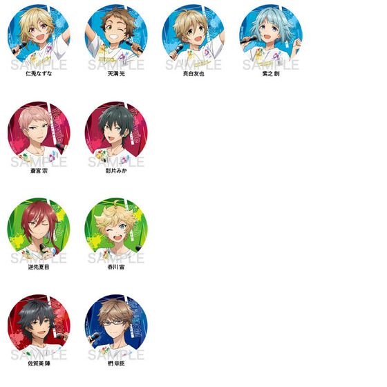 あんさんぶるスターズ！ Starry Stage 3rd ホログラム缶バッジ（5個