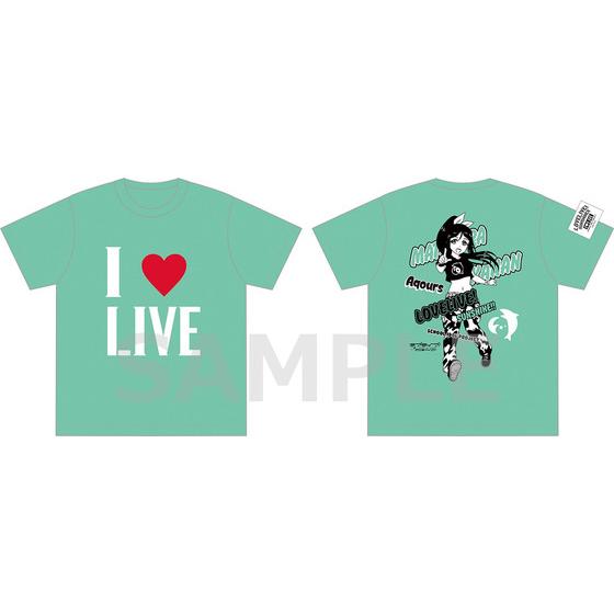 ラブライブ！サンシャイン!! I ♥ LIVE Tシャツ 松浦果南 Lサイズ