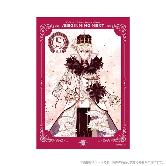 アイドリッシュセブン 5th Anniversary Event "/BEGINNING NEXT" 箔押しサイ…