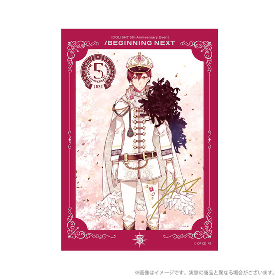 アイドリッシュセブン 5th Anniversary Event "/BEGINNING NEXT" 箔押しサイ…