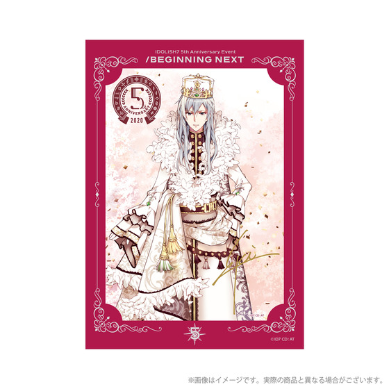アイドリッシュセブン 5th Anniversary Event "/BEGINNING NEXT" 箔押しサイ…