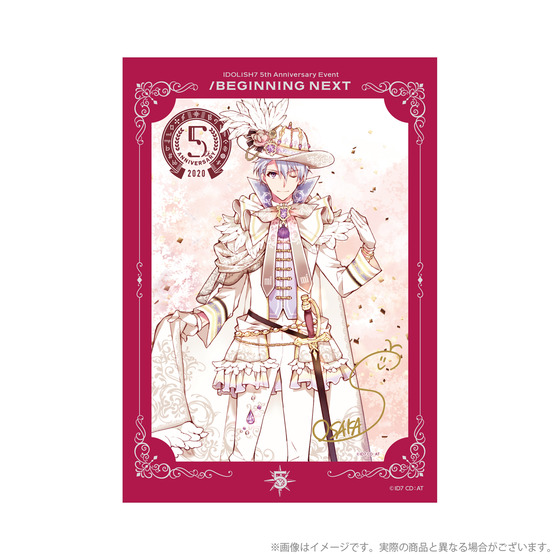 アイドリッシュセブン 5th Anniversary Event "/BEGINNING NEXT" 箔押しサイ…