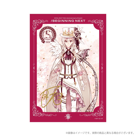 アイドリッシュセブン 5th Anniversary Event "/BEGINNING NEXT" 箔押しサイ…