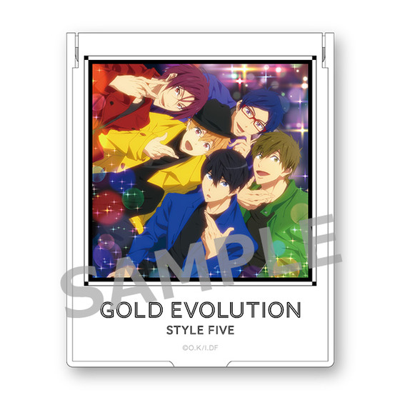 Free! CD Jacket Illustration Series　折り畳みミラー GOLD EVOLUTION