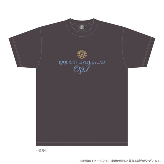 アイドリッシュセブン IDOLiSH7 LIVE BEYOND “Op.7” ライブロゴTシャツ (CHA…