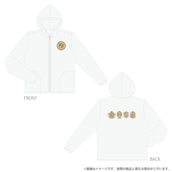 アイドリッシュセブン 7th Anniversary Event サマーパーカー WHITE 【2023…