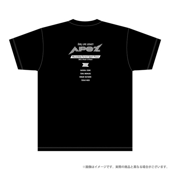 アイドリッシュセブン ŹOOĻ LIVE LEGACY “APOŹ” ライブロゴTシャツ