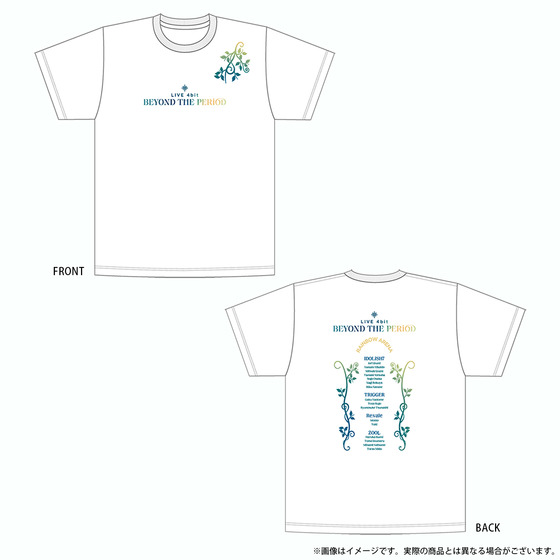 劇場版アイドリッシュセブン LIVE 4bit BEYOND THE PERiOD ロゴTシャツ(XL) …
