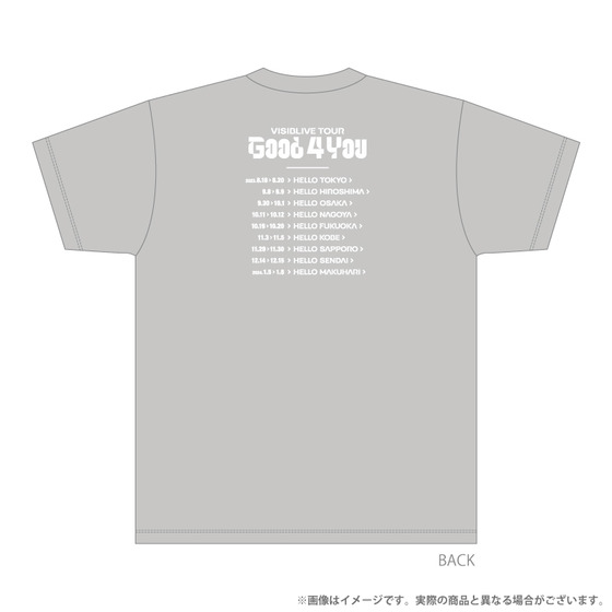 アイドリッシュセブン VISIBLIVE TOUR “Good 4 You” ライブロゴTシャツ