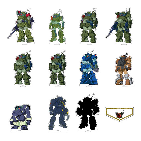 装甲騎兵ボトムズ アクリルスタンドVer.3（全11種・ランダム） 【事後通販/2…