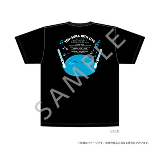 転生したらスライムだった件 転スラ 10th ライブ Tシャツ ブラック