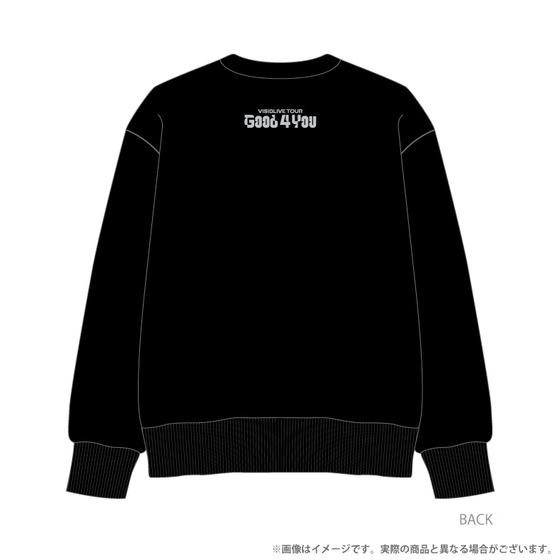 アウターウェア　イベントロゴ スウェット ブラック フリーサイズ 「アイドリッシュセブン VISIBLIVE TOUR “Good 4 You”」 1000230098_2.jpg