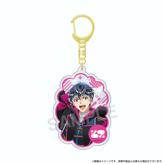 アニメ アイドリッシュセブン　MEMORIAL EXHIBITION アクリルキーホルダー　…