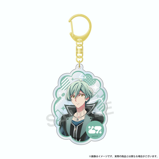 アニメ アイドリッシュセブン　MEMORIAL EXHIBITION アクリルキーホルダー　…