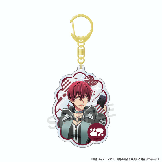アニメ アイドリッシュセブン　MEMORIAL EXHIBITION アクリルキーホルダー　…