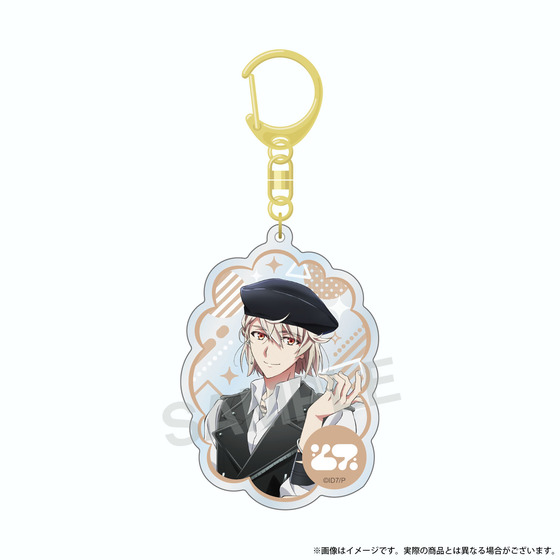 アニメ アイドリッシュセブン　MEMORIAL EXHIBITION アクリルキーホルダー　…